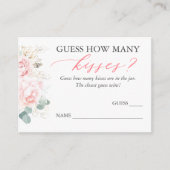 Raad eens hoeveel Kisses spelkaarten Informatiekaartje (Voorkant)