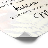 Raad eens hoeveel Kisses Vrijgezellenfeest Poster  (Hoek)