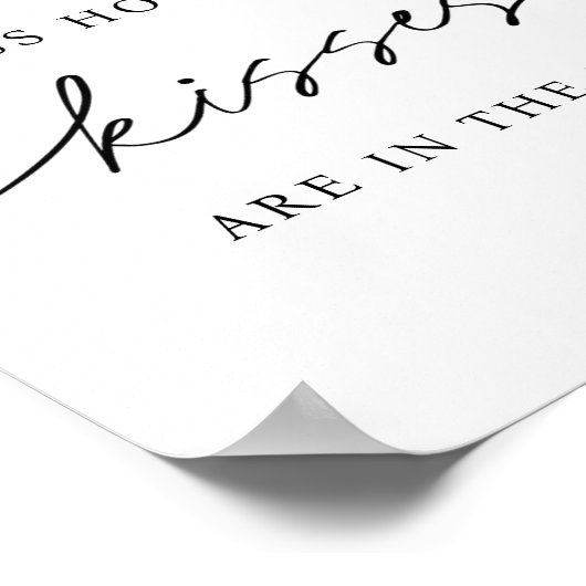 Raad eens hoeveel kusjes er in de pot zitten poster (Hoek)