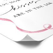 Raad eens hoeveel kusjes er in de roze pot zitten poster (Hoek)