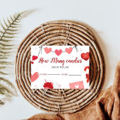 Raad eens hoeveel kusjes er in het Vrijgezellenfee Informatiekaartje