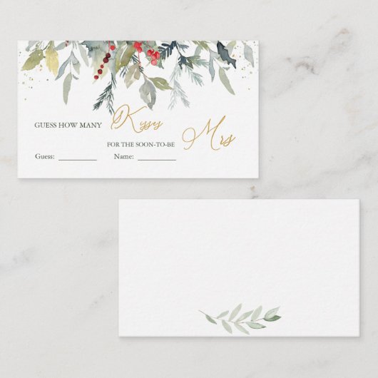 Raad eens hoeveel kusjes in een potje groen rode b informatiekaartje (Voorkant / Achterkant)