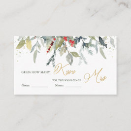 Raad eens hoeveel kusjes in een potje groen rode b informatiekaartje