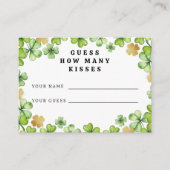 Raad eens hoeveel kussen Baby shower spel Kaarten (Voorkant)