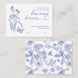 Raad eens hoeveel kussen blauw Vrijgezellenfeest s Informatiekaartje