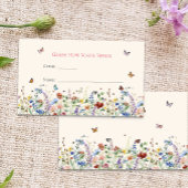 Raad eens hoeveel kussen | Boheemse wilde bloemen Informatiekaartje