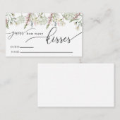 Raad eens hoeveel kussen | Chique Wildflower Informatiekaartje (Voorkant / Achterkant)