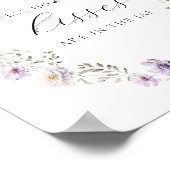 Raad eens hoeveel kussen douchespel Wildflower Bow Poster (Hoek)