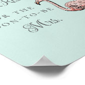 Raad eens hoeveel kussen tropisch Vrijgezellenfees Poster (Hoek)