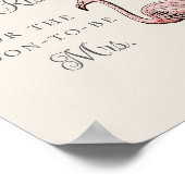 Raad eens hoeveel kussen tropisch Vrijgezellenfees Poster (Hoek)