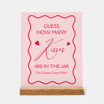 Raad eens hoeveel kussen Valentijn douchespel