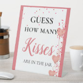 Raad eens hoeveel kussen valentijn Vrijgezellenfee Reclamebord Met Voetstuk (Insitu)