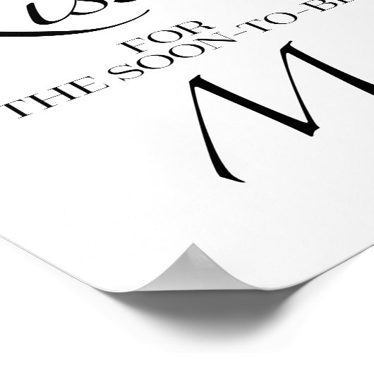 Raad eens hoeveel kussen voor de aanstaande Mrs Si Poster (Hoek)