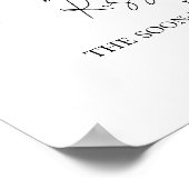 Raad eens hoeveel kussen voor de aanstaande Mrs Si Poster (Hoek)