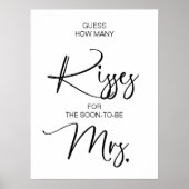 Raad eens hoeveel kussen voor de aanstaande Mrs Si Poster (Voorkant)