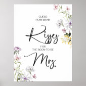 Raad eens hoeveel kussen voor de aanstaande Mrs Si Poster (Voorkant)