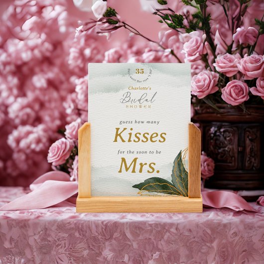 Raad eens hoeveel kussen Vrijgezellenfeest tafelbl Kaart