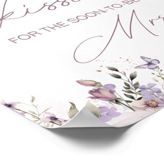 Raad eens hoeveel kussen Vrijgezellenfeest vlinder Poster (Hoek)