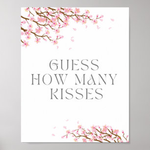 Raad eens hoeveel kussens voor Vrijgezellenfeest t Poster