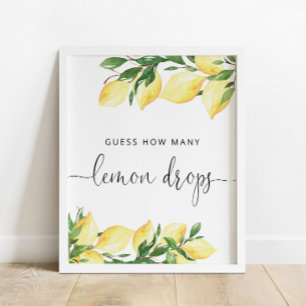 Raad eens hoeveel Lemon-druppels voor schokdemper Poster
