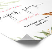 Raad eens hoeveel luierspeldenroze gouden herten poster (Hoek)