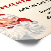 Raad eens hoeveel Ornamenten Santa Christmas spel Poster (Hoek)