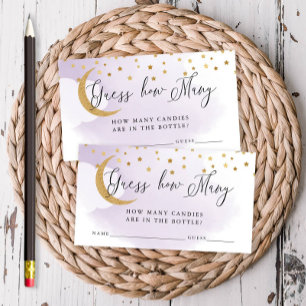 Raad eens hoeveel Paarse Over the Moon Raad Kaart