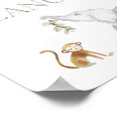 Raad eens hoeveel Peanuts Baby shower spel teken Poster (Hoek)