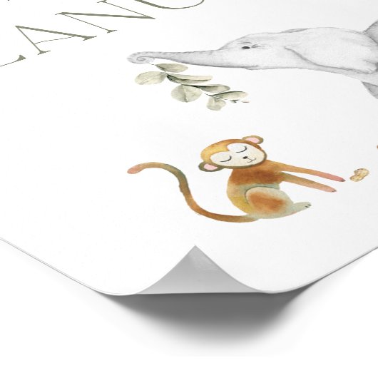 Raad eens hoeveel Peanuts Baby shower spel teken Poster (Hoek)