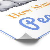 Raad eens hoeveel Peanuts Elephant Twins Baby show Poster (Hoek)