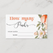 Raad eens hoeveel perziken in de pot informatiekaartje (Voorkant)