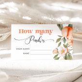 Raad eens hoeveel perziken in de pot informatiekaartje