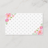 Raad eens hoeveel pinda's olifant Baby shower game Informatiekaartje (Achterkant)