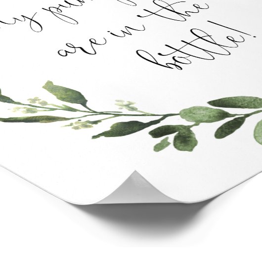 Raad eens hoeveel pompoenen er in het flessenteken poster (Hoek)