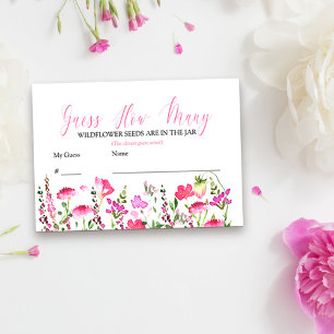 Raad eens hoeveel roze Wildbloem-gametekens de Kaa Informatiekaartje