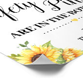 Raad eens hoeveel Safety Pins-spelbordBaby shower Poster (Hoek)