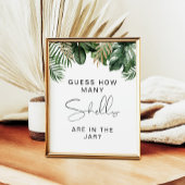 Raad eens hoeveel Shells Tropical Vrijgezellenfees Poster