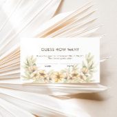 Raad eens hoeveel Snoepjes bloemen Kaart van het b