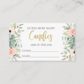 Raad eens hoeveel snoepjes er in de pot zitten informatiekaartje (Voorkant)