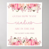 Raad eens hoeveel Snoepjes er in het potje zitten Poster (Voorkant)