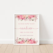 Raad eens hoeveel Snoepjes er in het potje zitten Poster