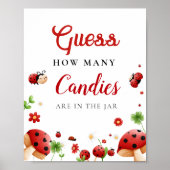 Raad eens hoeveel snoepjes houden van bug baby sho poster (Voorkant)