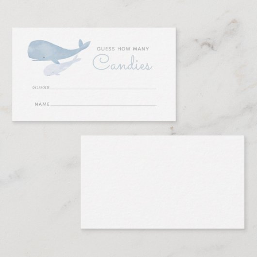 Raad eens hoeveel Snoepjes Informatiekaartje (Voorkant / Achterkant)