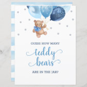 Raad eens hoeveel Snoepjes met Teddy bears in het (Voorkant / Achterkant)