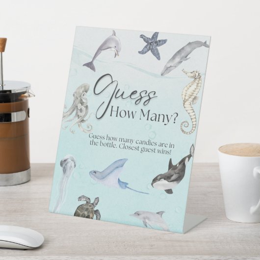 Raad eens hoeveel Snoepjes Reclamebord Met Voetstuk (Insitu)