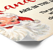 Raad eens hoeveel Snoepjes Santa Christmas spel te Poster (Hoek)