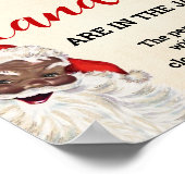 Raad eens hoeveel Snoepjes Santa Christmas spel te Poster (Hoek)