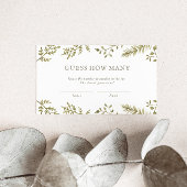 Raad eens hoeveel Snoepjes Woodland Baby shower Ga Informatiekaartje