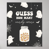 Raad eens hoeveel snoepmais er in het Jar Party-te Poster (Voorkant)