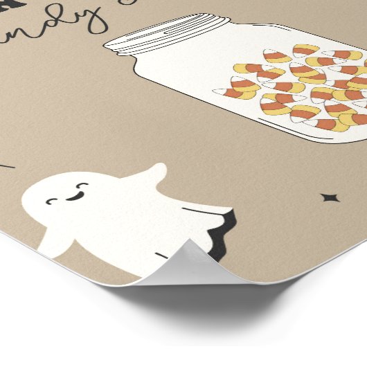 Raad eens hoeveel snoepmais er in het Jar Party-te Poster (Hoek)